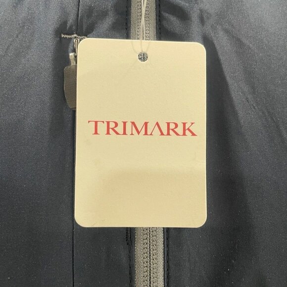 Trimark Mens Navy Lightweight Windbreaker Jacket Hooded Outdoor Hiking Large - Picture 6 of 11
